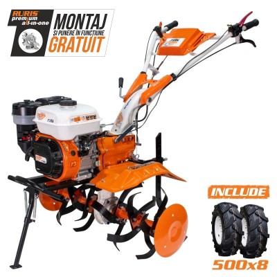 Motosapatoarea RURIS 731K | Motor 8.5 CP | Accesorii Incluse Motosapatoarea RURIS 731K | Motor 8.5 CP | Accesorii Incluse