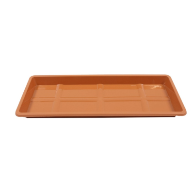 Farfurie jardiniera Carina 37.7 cm teracota – plastic pentru interior Farfurie jardiniera Carina 37.7 cm teracota – plastic pentru interior