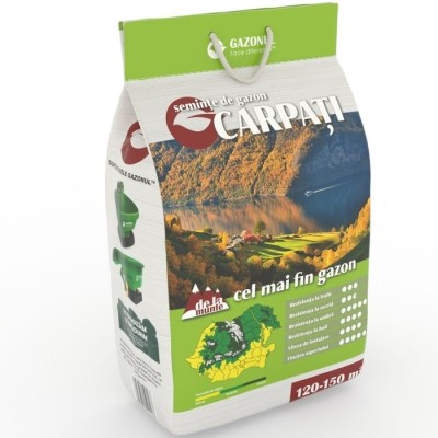 Seminte gazon montan Carpati 3 kg – pentru peluze rezistente la altitu