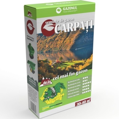 Seminte gazon Carpati montane 0.75 kg – rezistenta excelenta in zone r