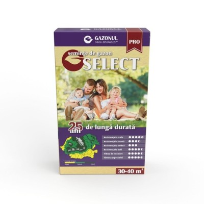 Seminte gazon universal Select 0.75 kg – acoperire rapida si uniforma Seminte gazon universal Select 0.75 kg – acoperire rapida si uniforma