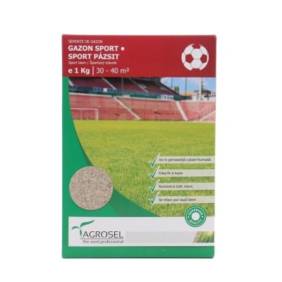 Seminte gazon Sport Agrosel 1 kg – gazon rezistent la trafic intens Seminte gazon Sport Agrosel 1 kg – gazon rezistent la trafic intens