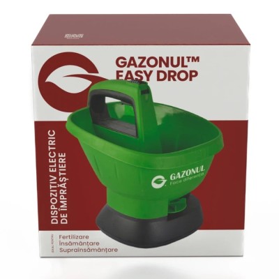 Dispozitiv electric de imprastiere seminte si fertilizant pentru gazon Dispozitiv electric de imprastiere seminte si fertilizant pentru gazon