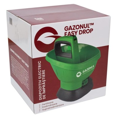 Dispozitiv electric de imprastiere seminte si fertilizant pentru gazon Dispozitiv electric de imprastiere seminte si fertilizant pentru gazon